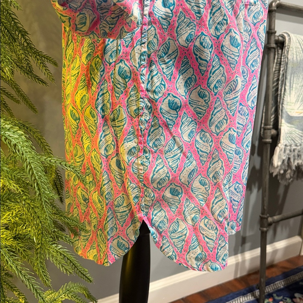 Lilly Pulitzer Size S Seashell Tunic Dress - Picture 5 of 11